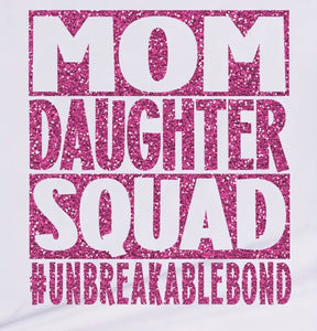 Mom Daughter Squad Baby Onesie