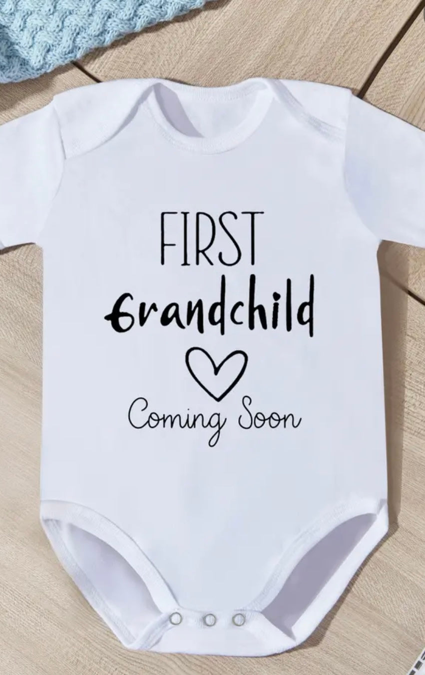 First Grandchild Baby Onesie