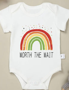 Worth the Wait Baby Onesie ￼