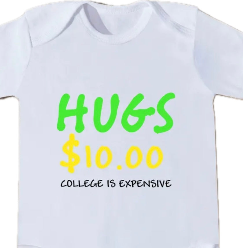 $10 Hugs Baby Onesie