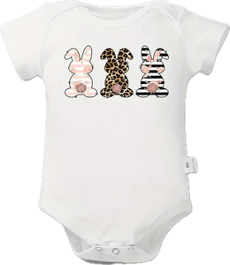 3 Bunny Baby Onesie