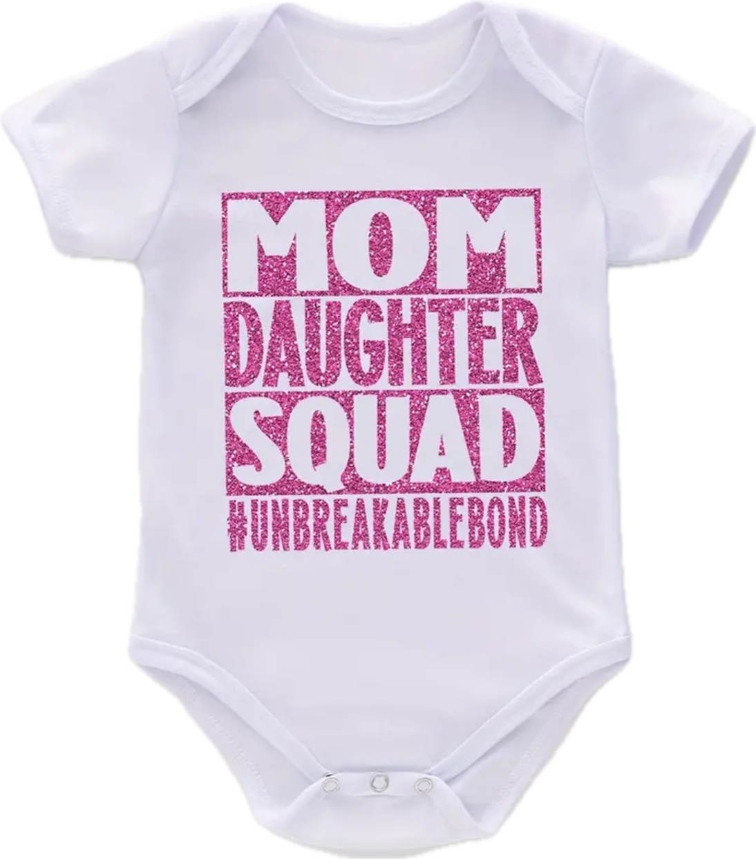 Mom Daughter Squad Baby Onesie