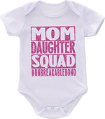 Load image into Gallery viewer, Mom Daughter Squad Baby Onesie
