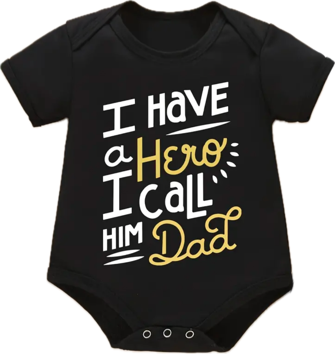 Hero Dad Baby Onesie