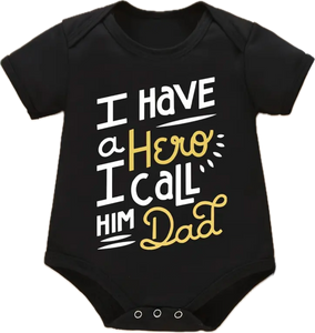 Hero Dad Baby Onesie