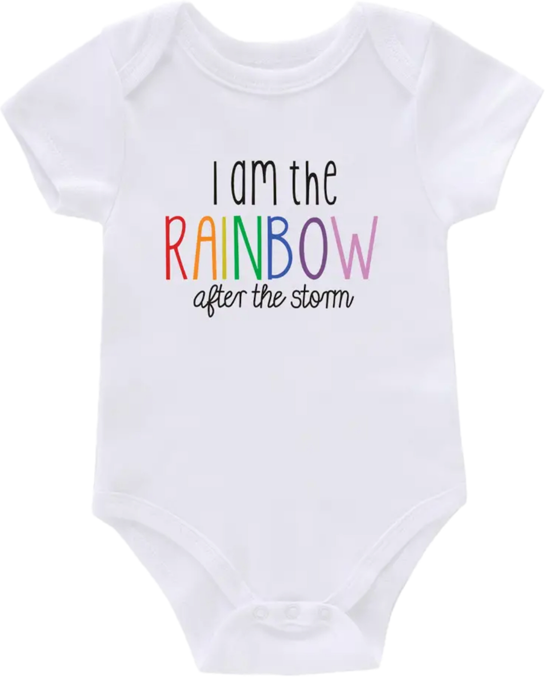 I AM the Rainbow Baby Onesie