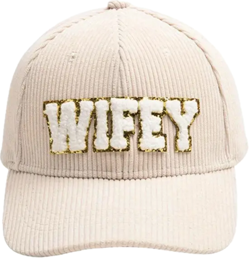 Wifey Corduroy Cap