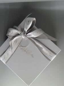 Silver Ribbon Gift Box