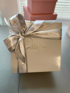 Silver Ribbon Gift Box