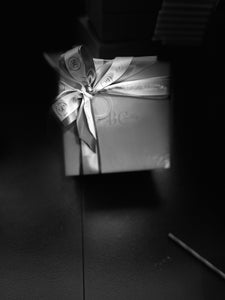 Silver Ribbon Gift Box